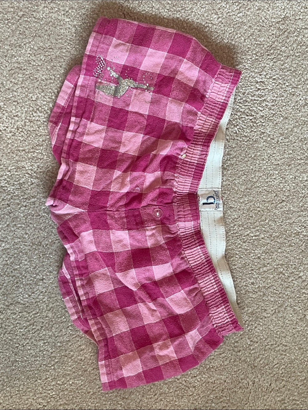 boxercraft Pink Checkered Cotton Lounge Shorts